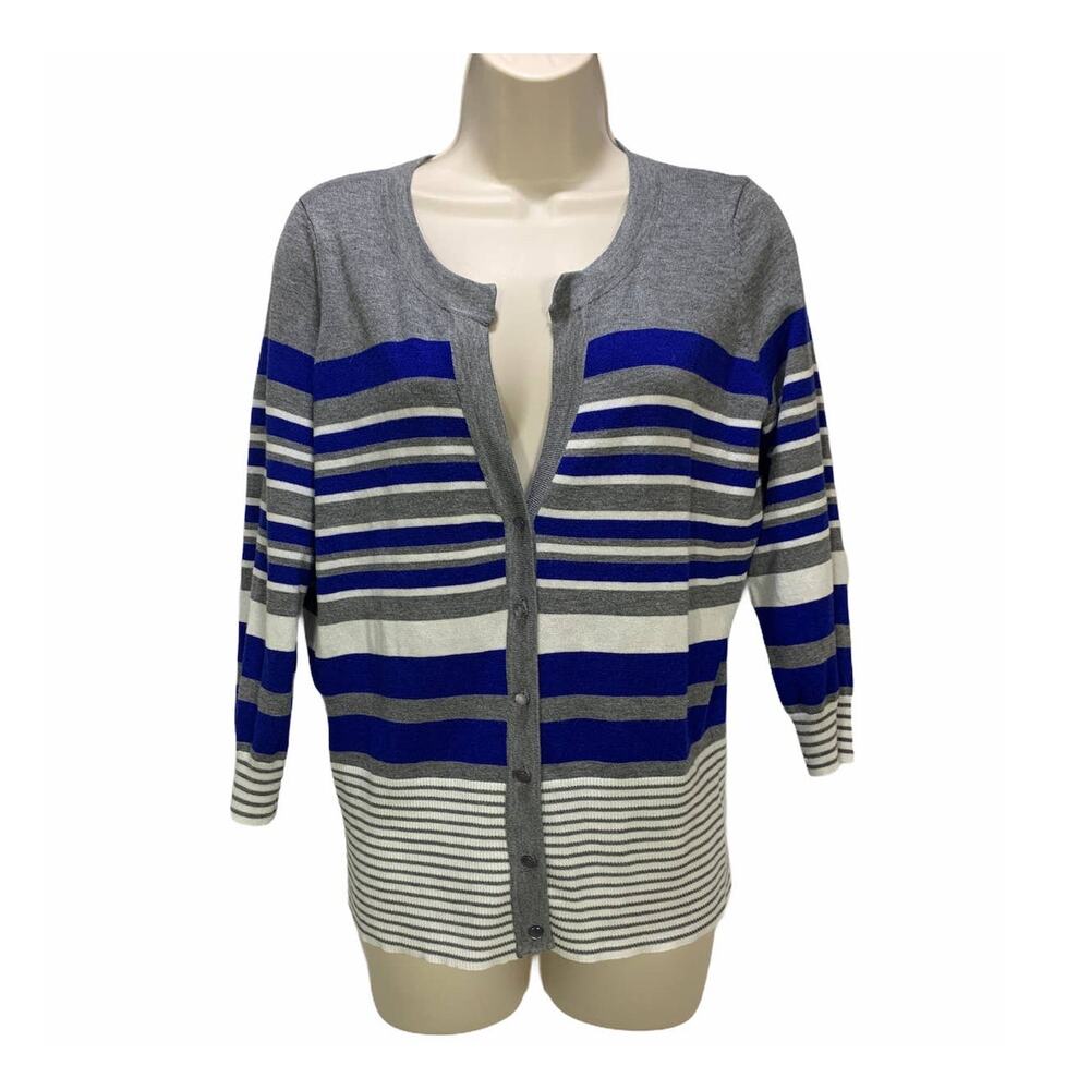 Cyrus Womens Cardigan Sweater Size Large 3/4 Sleeve Lightweight Buttons
